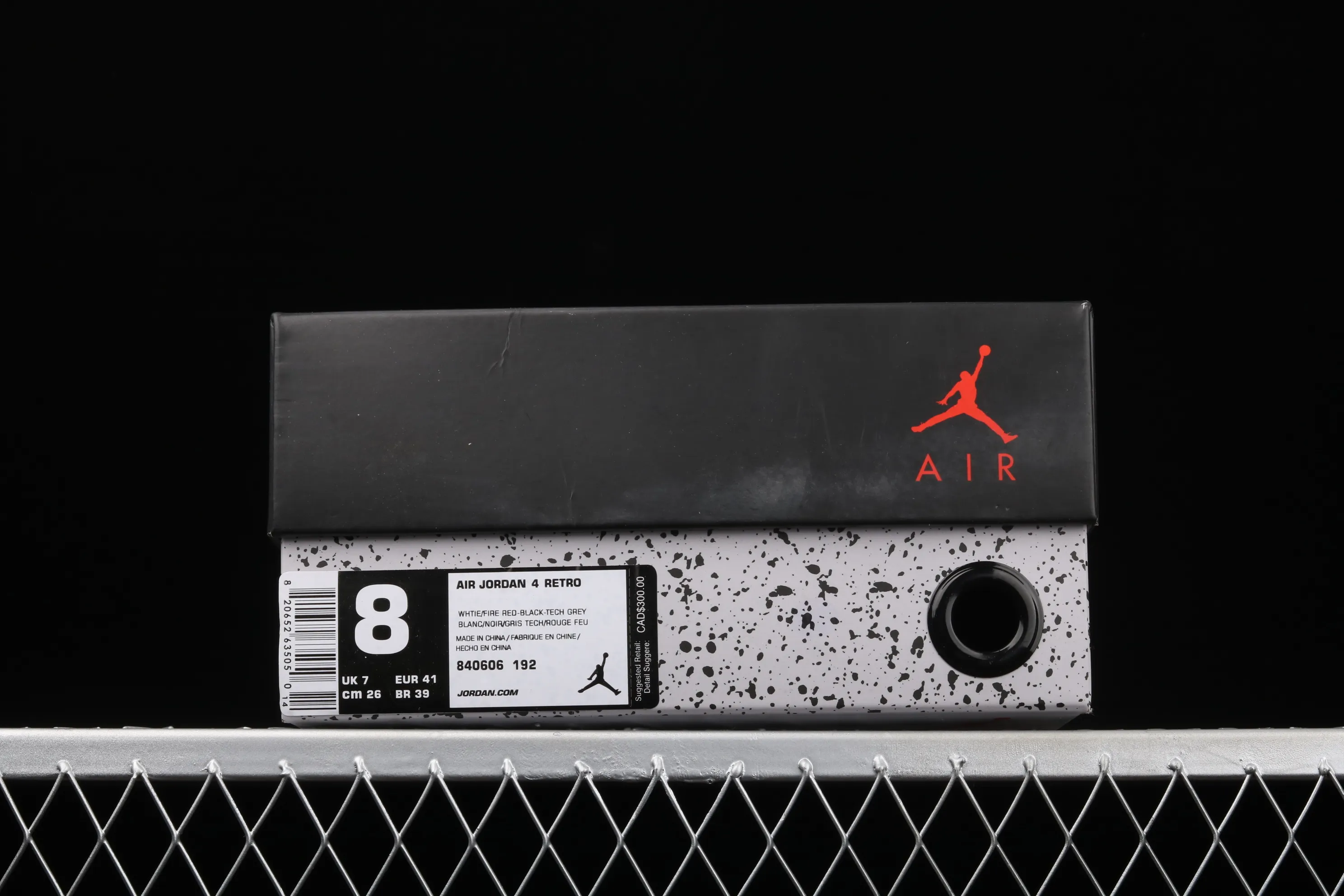 All categories Air Jordan Jordan series basketball shoes Air Jordan 4 pure original Air Jordan 4 White Cement AJ4 Joe 4 white cement white gray 840606-192